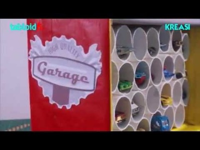 DIY Hot Wheels Garage | From toilet roll paper | Indonesia