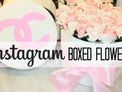 DIY INSTAGRAM BOXED FLOWERS | Haley Marie