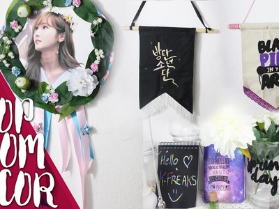 DIY  Kpop Spring Room Decor |K-freak| 봄날, BTS, BLACK PINK, JESSICA JUNG