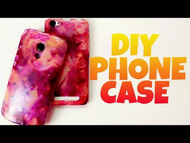 DIY Nail Polish Phone Case !मोबाइल कवर बनाने का तरीका