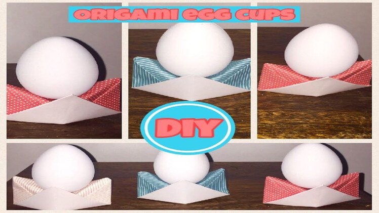 DIY Origami egg cups