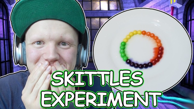 DIY SKITTLES EXPERIMENT - SCIENCE EXPERIMENT