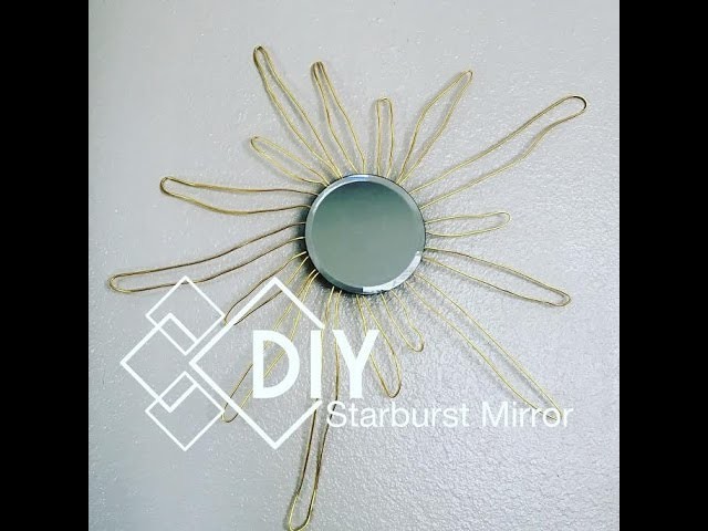 Dollar Tree DIY | $4 Starburst Mirror