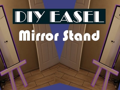 Easy To Make Mirror Stand Out Of Pallet Wood (DIY Easel)