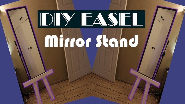 Easy To Make Mirror Stand Out Of Pallet Wood (DIY Easel)