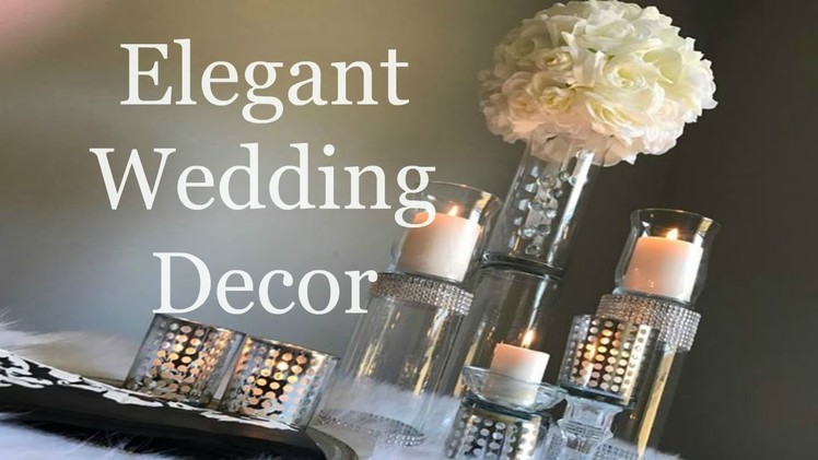 ELEGANT DOLLAR TREE  WEDDING CENTERPIECE |  DIY Wedding Decorations