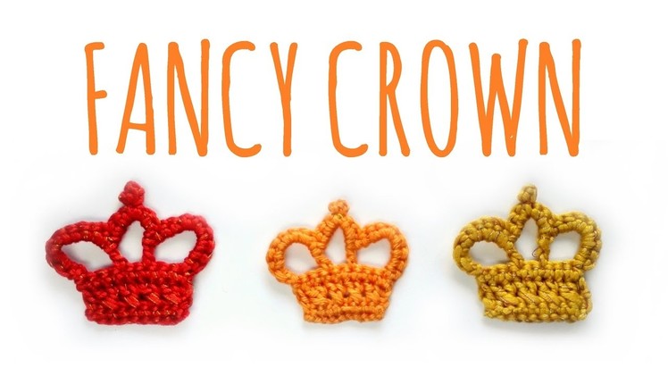 Fancy crown applique | crochet amigurumi CAL