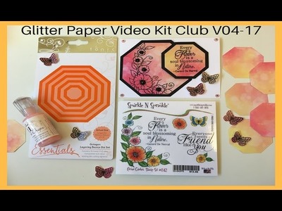Glitter Paper April Video Kit Club #v04 17