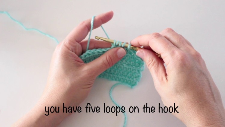 How to crochet a half double crochet decrease stitch