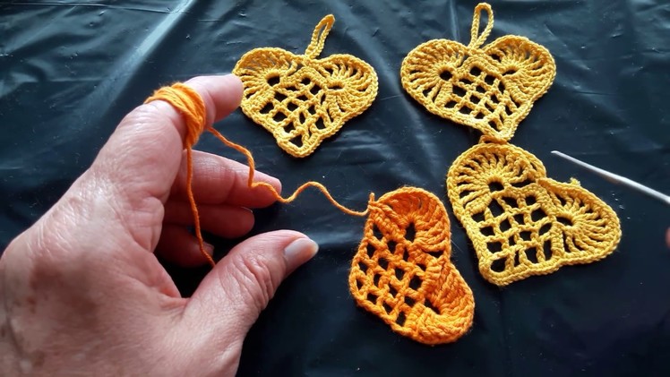 How to crochet a heart easy, nice tutorial 2.2