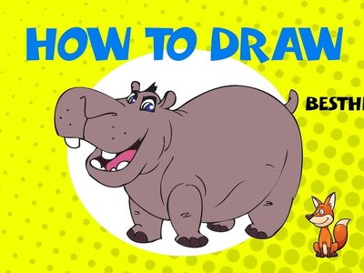 How to draw Beshte from Lion Guard - STEP BY STEP GUIDE - DRAWING TUTORIAL GUIDE