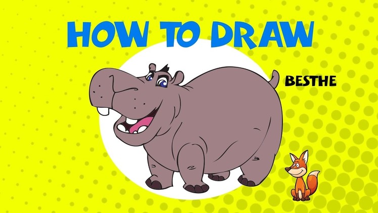How to draw Beshte from Lion Guard - STEP BY STEP GUIDE - DRAWING TUTORIAL GUIDE