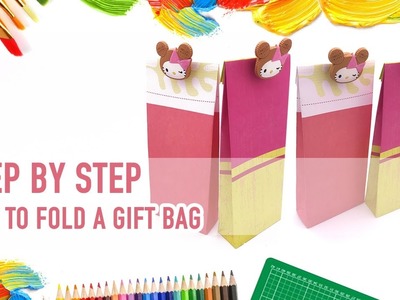 How to fold a paper gift bag, Step by Step Guide!