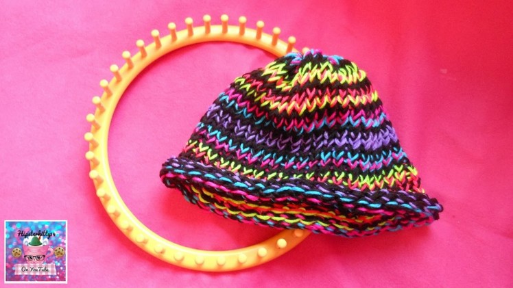 How to Loom Knit a Hat (Loom Knitting Basics)