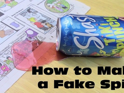How to Make a FAKE SPILL --- DIY Prank