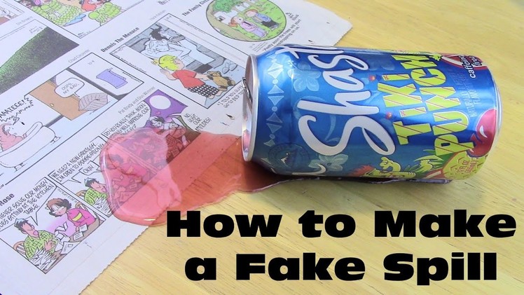 How to Make a FAKE SPILL --- DIY Prank