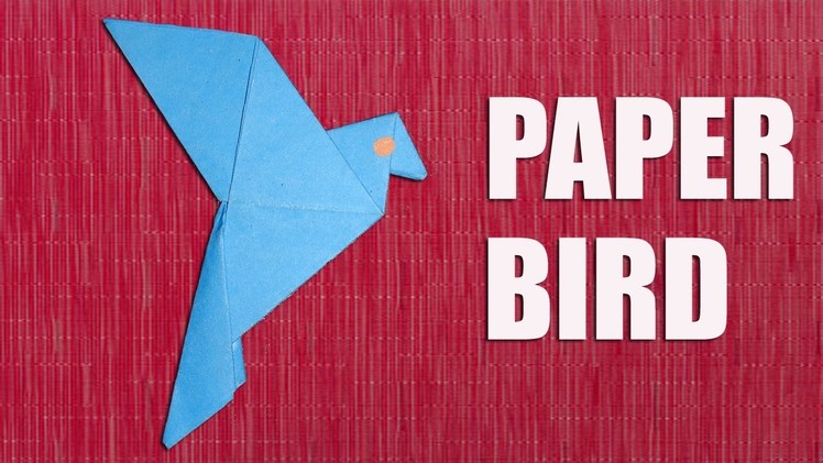 How to Make a Paper Bird for Room Decoration