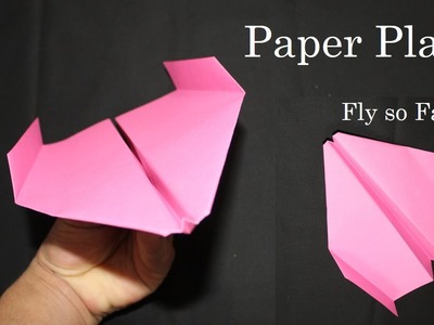 How to make a Paper plane - That Fly So Far 1000ft (Paper Craft) Creative X
