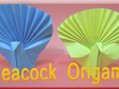 How to make an easy origami peacock | How to make paper peacock || Origami Peacock Easy Instructions