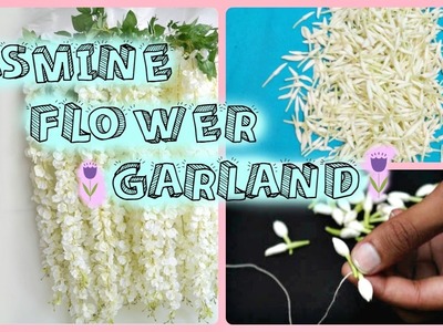 How to make Jasmine flower garland