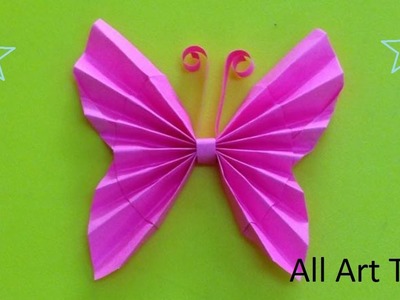 How to make paper butterfly (All Art Tips)