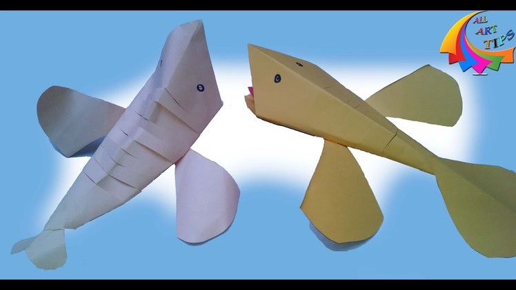 How to make paper fish craft (All Art Tips)