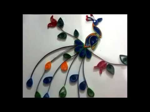 How to make Simple Beautiful Peacock using Paper Quilling – Tutorial for Beginners Part 5