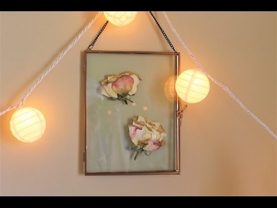 How to Press Flowers + D.I.Y Pretty Room Decor