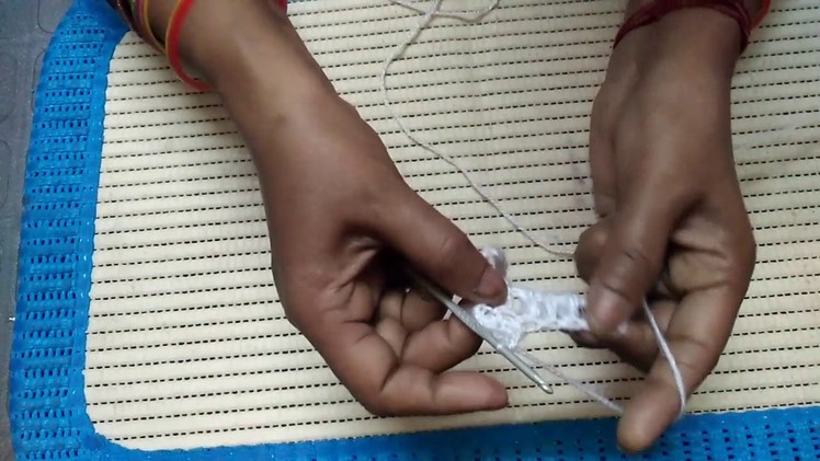How to use crosia for knitting (In hindi)
