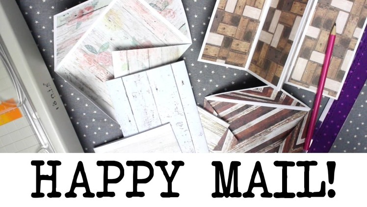Making Happy Mail Blanks With 12 x 12 Paper! | MyGreenCow