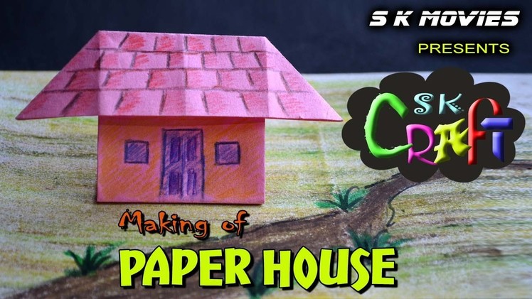 Paper House Origami | Easy Craft Making