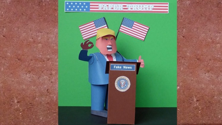 Paper model "Trump"