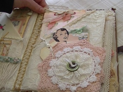 Sewing Themed Fabric & Paper Journal