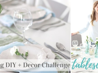Spring DIY + Decor Challenge | Tablescape