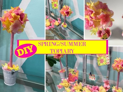 SPRING TOPIARY DIY | DOLLAR TREE PRODUCTS