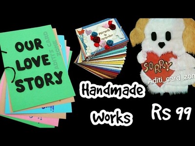 Starting price just Rs.100 OMG !!!! Handmade cards || Handmade Scrapbook || DIY Scrapbook || Aditi