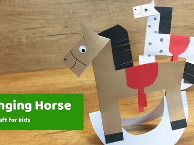 Swinging horse DIY for kids to do at home