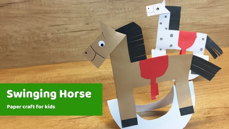 Swinging horse DIY for kids to do at home