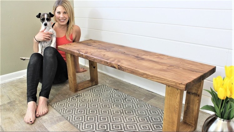 The $15 Fifteen Minute Bench - DIY Project