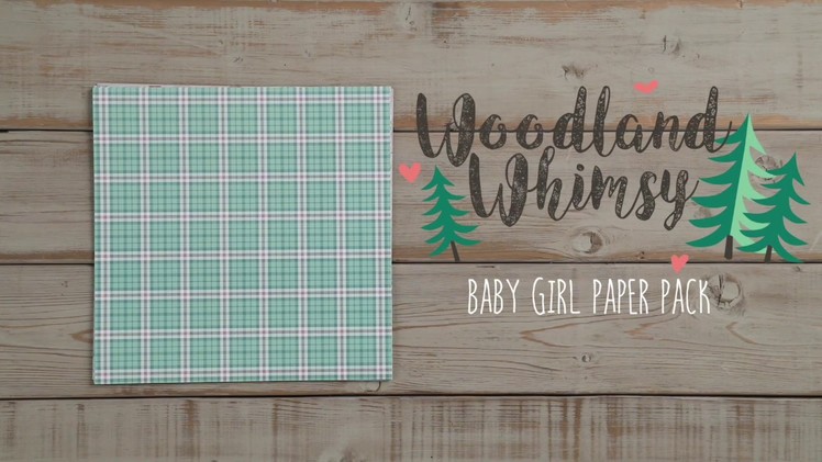 Woodland Whimsy Baby Girl Paper Pack | Creative Memories Australia