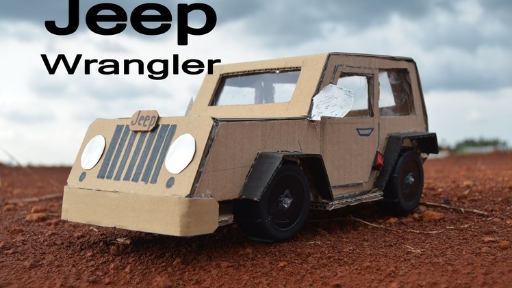 WOW !!Menakjubkan Membuat Mobil Jeep Dengan Kardus - Sangat mudah dan gampang