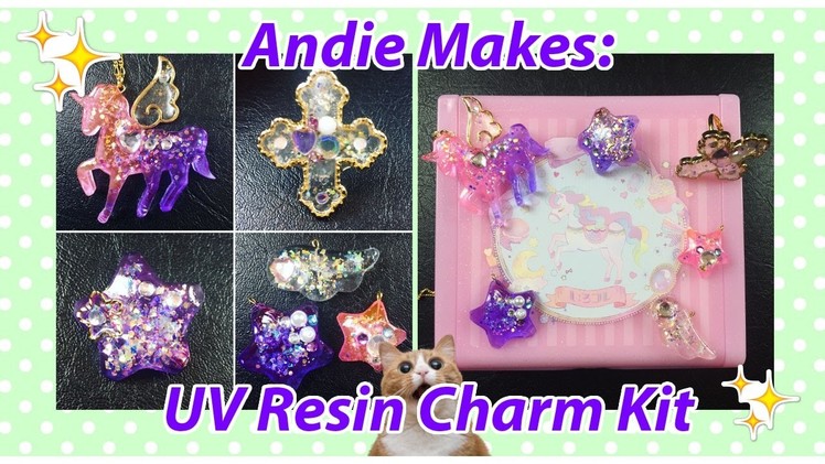 Andie Makes: UV Resin Charm Kit Tutorial! (Sophie and Toffee)