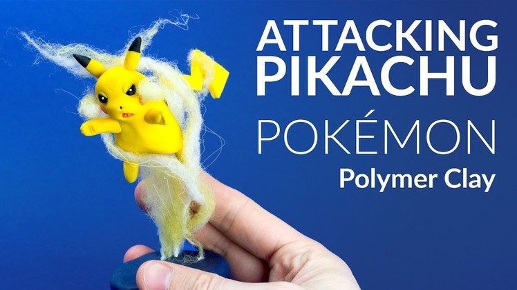 Attacking Pikachu (Pokemon) – Polymer Clay Tutorial