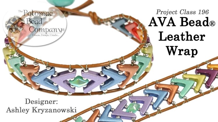 AVA Bead Leather Wrap (Tutorial)