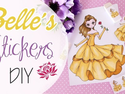Belle's Stickers DIY - Adesivi di Belle fai da te
