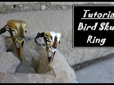 Bird skull ring tutorial