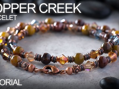Copper Creek double strand beaded bracelet Idea - Jewelry Making Tutorial