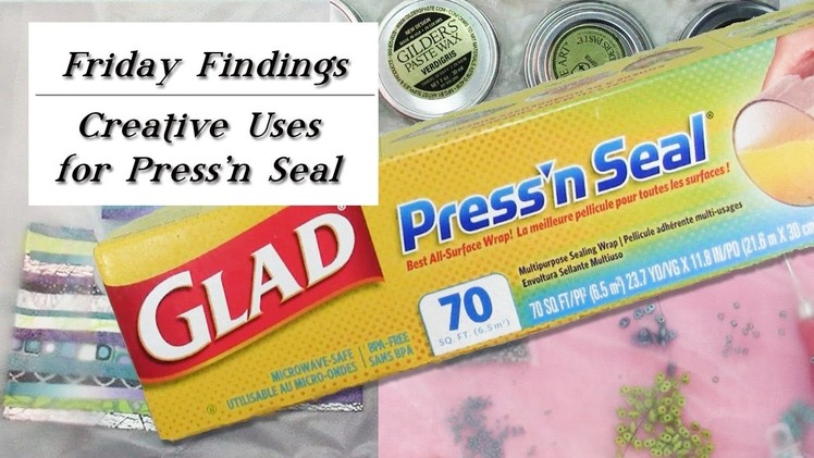 Creative Uses For Press'n Seal With Jewelry & Polymer Clay-Friday Findings