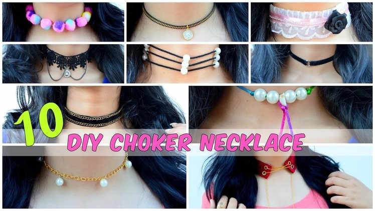DIY: 10 Quick And Easy Choker Necklace