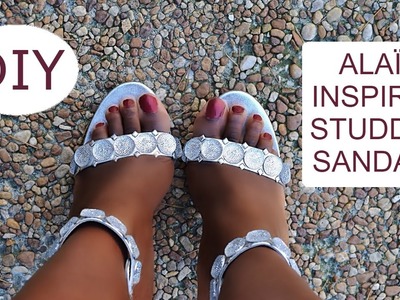 DIY Alaia Inspired Studded Sandals